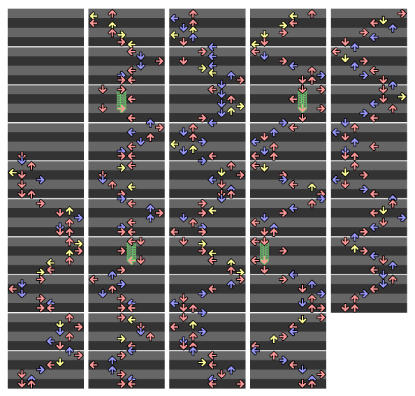 8 PANELS ONI butterfly